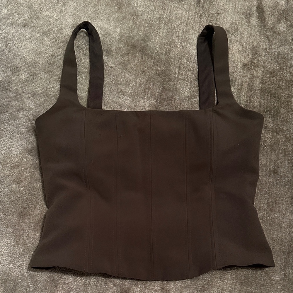 Zara dark green Women's Top
